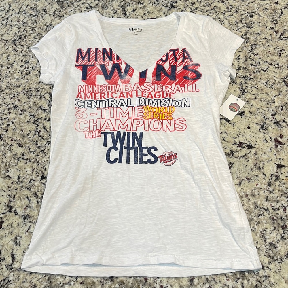 G3 for Her by Alyssa Milano Minnesota Twins Womes Large T-Shirt